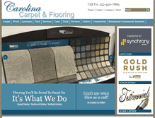 Tablet Screenshot of carolinacarpet.net